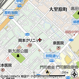 福岡県北九州市門司区原町別院周辺の地図