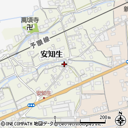 愛媛県西条市安知生324周辺の地図