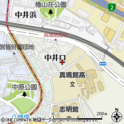 福岡県北九州市小倉北区中井口7-7周辺の地図