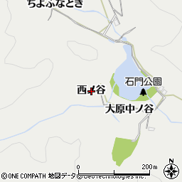 徳島県阿南市長生町（西ノ谷）周辺の地図