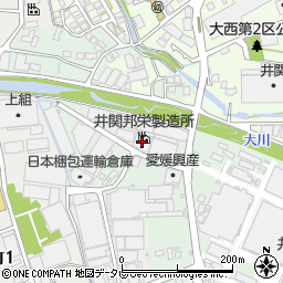井関邦栄製造所周辺の地図