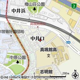 福岡県北九州市小倉北区中井口周辺の地図