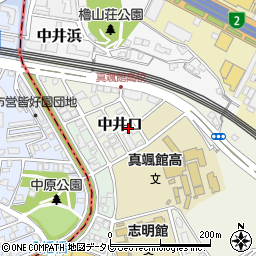 福岡県北九州市小倉北区中井口7-6周辺の地図