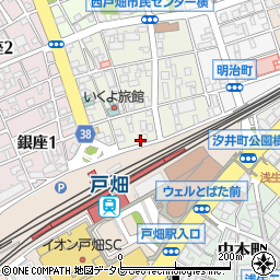 そば処武蔵戸畑店周辺の地図