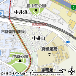 福岡県北九州市小倉北区中井口7-20周辺の地図