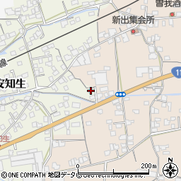 愛媛県西条市安知生170周辺の地図