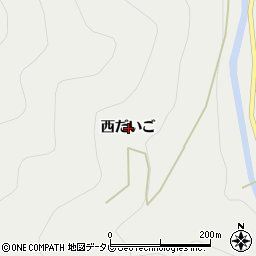 徳島県阿南市加茂町西だいご周辺の地図