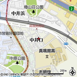 福岡県北九州市小倉北区中井口7-3周辺の地図