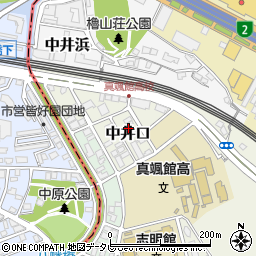 福岡県北九州市小倉北区中井口7-3-1周辺の地図