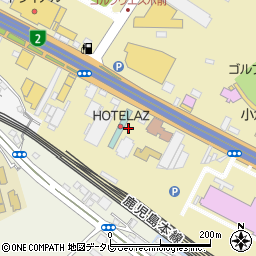 ＨＯＴＥＬ　ＡＺ北九州小倉店駐車場周辺の地図