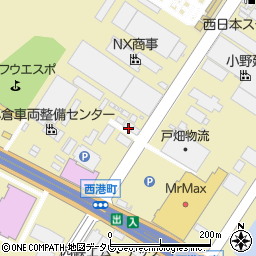 ニシイ　北九州支店周辺の地図