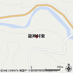 和歌山県田辺市龍神村東周辺の地図