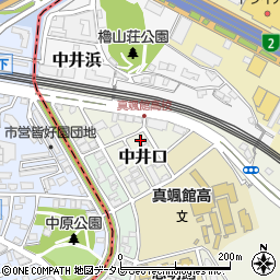 福岡県北九州市小倉北区中井口7-1周辺の地図