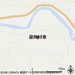 和歌山県田辺市龍神村東周辺の地図