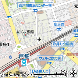 福岡県北九州市戸畑区南鳥旗町1-14周辺の地図