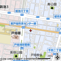 株式会社オーリック　戸畑店周辺の地図