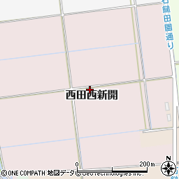 愛媛県西条市西田西新開周辺の地図