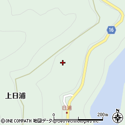 徳島県上勝町（勝浦郡）福原（下日浦）周辺の地図