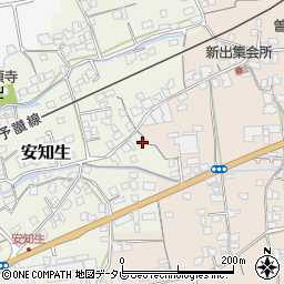 愛媛県西条市安知生162-1周辺の地図