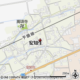 愛媛県西条市安知生338周辺の地図