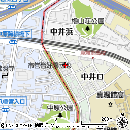 福岡県北九州市小倉北区中井口10-9周辺の地図