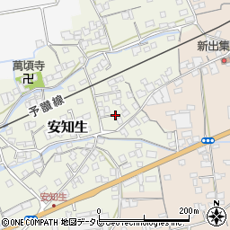 愛媛県西条市安知生145周辺の地図