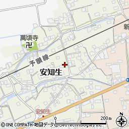 愛媛県西条市安知生342-1周辺の地図