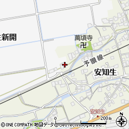 愛媛県西条市安知生611周辺の地図