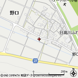 和歌山県御坊市野口123周辺の地図