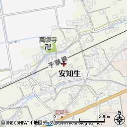 愛媛県西条市安知生351周辺の地図