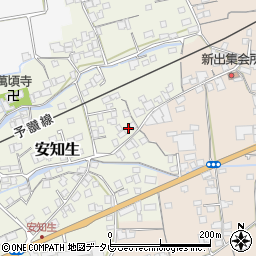 愛媛県西条市安知生149周辺の地図