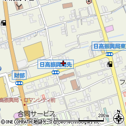 クリーニングハウスファインアップ日高総合庁舎前店周辺の地図