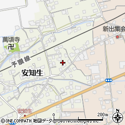 愛媛県西条市安知生146周辺の地図