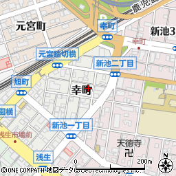 福岡県北九州市戸畑区幸町8-19周辺の地図