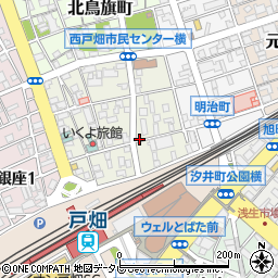 福岡県北九州市戸畑区南鳥旗町2-8周辺の地図