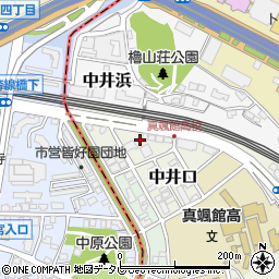 福岡県北九州市小倉北区中井口9周辺の地図