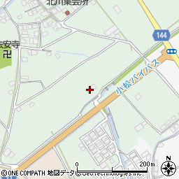 愛媛県西条市小松町北川103周辺の地図