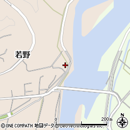 和歌山県日高郡日高川町若野3周辺の地図