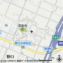 和歌山県御坊市野口458-2周辺の地図