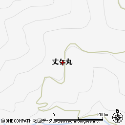 徳島県阿南市大井町丈ケ丸周辺の地図