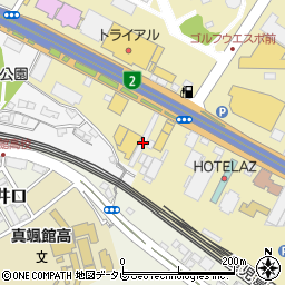 福岡日産鈑金塗装工場周辺の地図