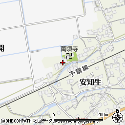 愛媛県西条市安知生597周辺の地図