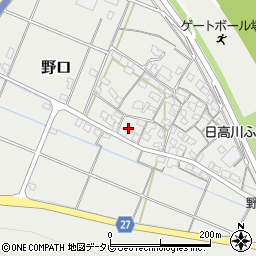 和歌山県御坊市野口1611周辺の地図