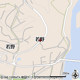 和歌山県日高郡日高川町若野周辺の地図