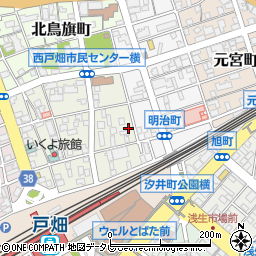日本キリスト教団戸畑教会周辺の地図