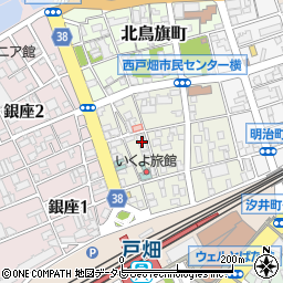 福岡県北九州市戸畑区南鳥旗町周辺の地図