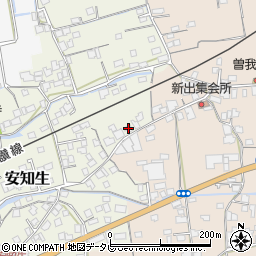 愛媛県西条市安知生107周辺の地図