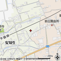 愛媛県西条市安知生109周辺の地図