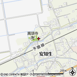 愛媛県西条市安知生403-1周辺の地図