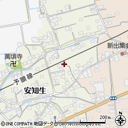 愛媛県西条市安知生132-2周辺の地図